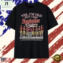 Vintage Florida State Seminoles Greatness Signatures T Shirt , Stylish 2D Graphic Shirt Vintage Florida State Seminoles Greatness Signatures T Shirt
