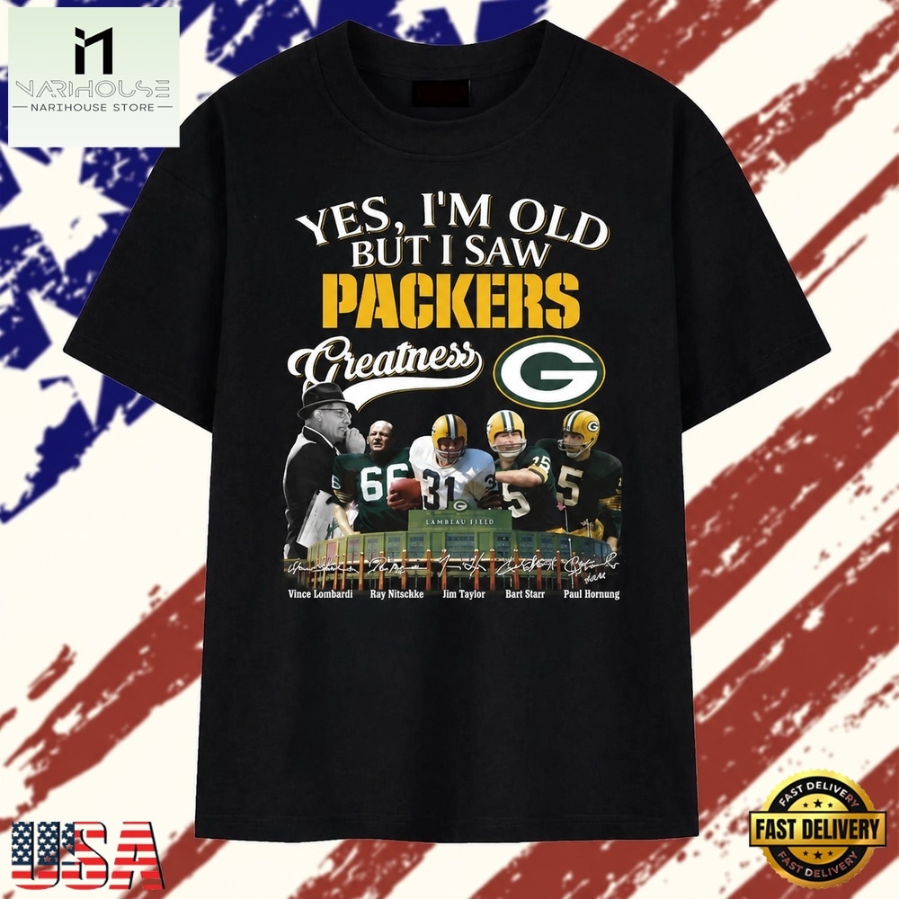 Vintage Green Bay Packers Greatness Signatures T Shirt , Stylish 2D Graphic Shirt Vintage Green Bay Packers Greatness Signatures T Shirt , Stylish 2D Graphic Shirt