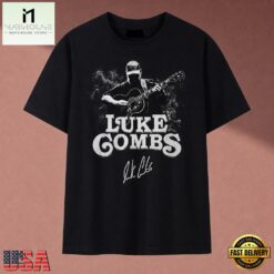 Vintage Luke Combs Country Music Signature Graphic T Shirt, Music Fan 2D Shirt Vintage Luke Combs Country Music Signature Graphic T Shirt