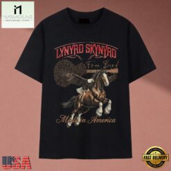 Vintage Lynyrd Skynyrd Free Bird Eagle and Galloping Horse T Shirt, Music Fan 2D Shirt Vintage Lynyrd Skynyrd Free Bird Eagle And Galloping Horse T Shirt