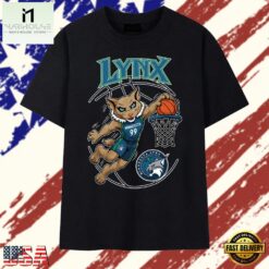Vintage Minnesota Lynx Basketball Mascot Slam Dunk Graphic 2026 T Shirt, Stylish 2D Graphic Shirt Vintage Minnesota Lynx Basketball Mascot Slam Dunk Graphic 2026 T Shirt
