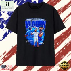 Vladimir Guerrero Jr Toronto Blue Jays Baseball Vladdy Signature T Shirt , Stylish 2D Graphic Shirt Vladimir Guerrero JR Toronto Blue Jays Baseball Vladdy Signature T Shirt