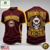 Washington Commanders NFL Till I’m Dead Forever Skull Fan Pride 3D Shirt, NFL Sporty Shirt Washington Commanders Nfl Till I M Dead Forever Skull Fan Pride 3D Shirt