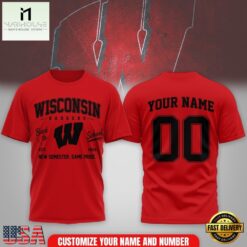 Wisconsin Badgers NCAA Campus Pride Back to School 2026 Personalized 3D Shirt , NCAA College 3D Shirt Wisconsin Badgers Ncaa Campus Pride Back TO School 2026 Personalized 3D Shirt