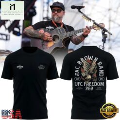 Zac Brown Band UFC Freedom 250 T Shirt , Music Fans 3D T Shirt Zac Brown Band Ufc Freedom 250 T Shirt