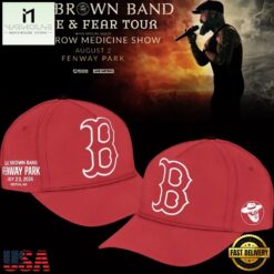 Zac Brown Band x Boston Red Sox Fenway Park Love & Fear Tour 2026 Red Cap