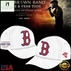 Zac Brown Band x Boston Red Sox Fenway Park Love & Fear Tour 2026 White Cap