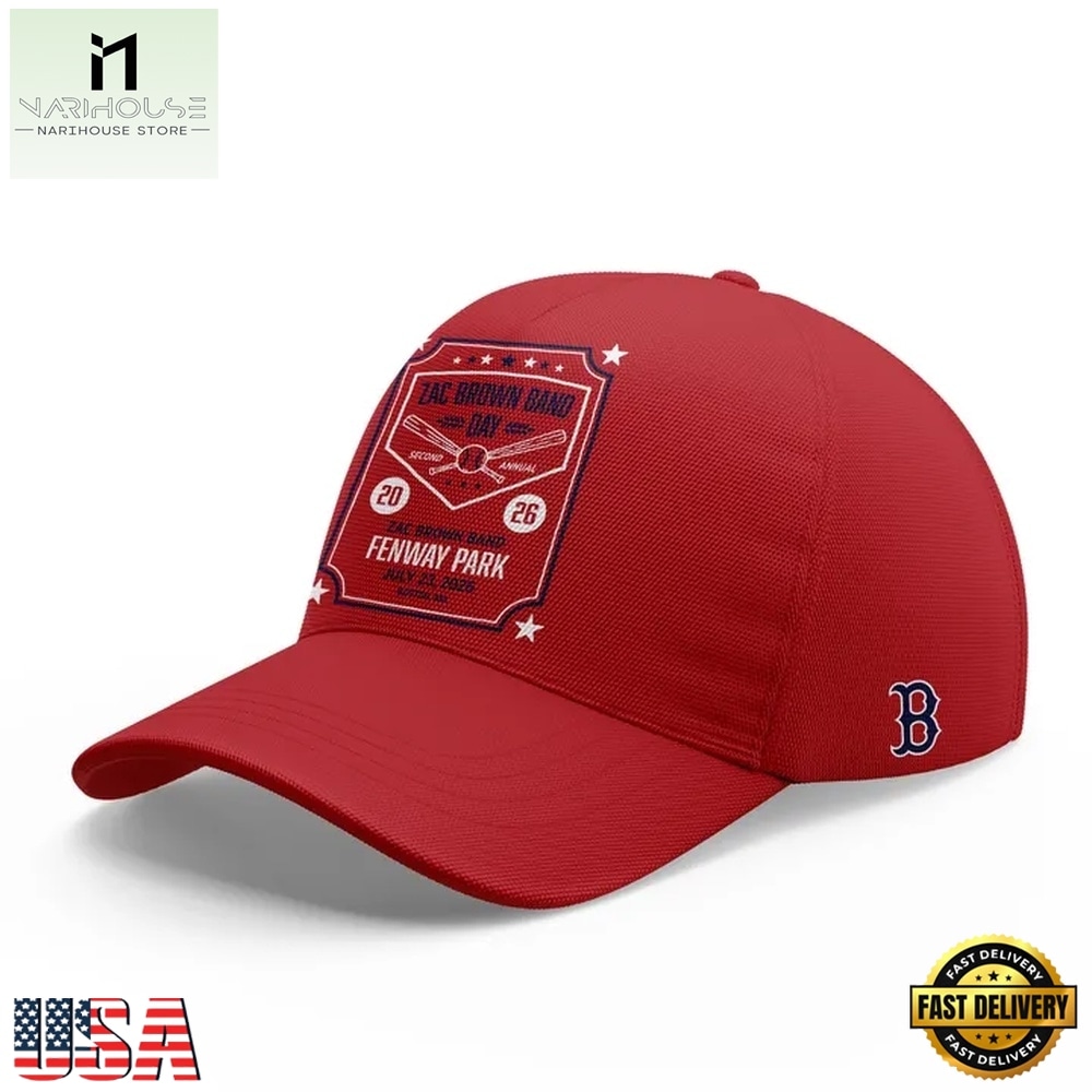 Zac Brown Band X Boston Red Sox Love & Fear Tour 2026 Fenway Park Limited Red Cap Zac Brown Band X Boston Red Sox Love & Fear Tour 2026 Fenway Park Limited Red Cap