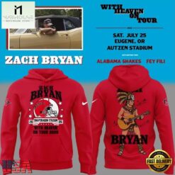 Zach Bryan x San Diego State With Heaven On Tour 2026 Mascot Design Limited Hoodie , Trending New Design Shirt Zach Bryan X San Diego State With Heaven ON Tour 2026 Mascot Design Limited Hoodie