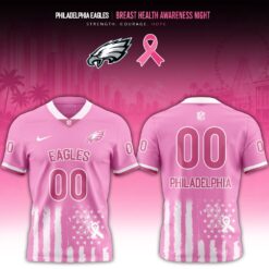 Philadelphia Eagles 2026 x Breast Health Awareness Night Limited Edition Football Jersey, Trending Football Shirt Philadelphia Eagles 2026 X Breast Health Awareness Night Limited Edition Football Jersey