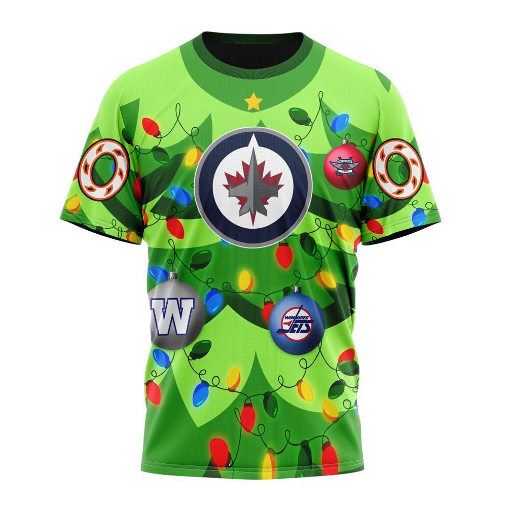 NHL Winnipeg Jets Specialized Christmass Tree Color And City's Sport Teams Hoodie, T Shirt, NHL 3D Game Day Tee NHL Winnipeg Jets Specialized Christmass Tree Color And City's Sport Teams Hoodie, T Shirt, NHL 3D Game Day Tee