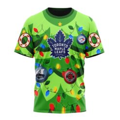 NHL Toronto Maple Leafs Specialized Christmass Tree Color And City's Sport Teams Hoodie, T Shirt, NHL 3D Game Day Tee Nhl Toronto Maple Leafs Specialized Christmass Tree Color And City S Sport Teams Hoodie T Shirt 4