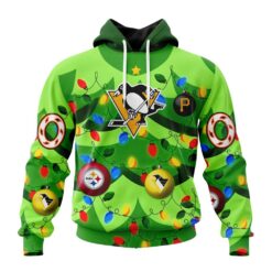 NHL Pittsburgh Penguins Specialized Christmass Tree Color And City's Sport Teams Hoodie, T Shirt, NHL 3D Game Day Tee Nhl Pittsburgh Penguins Specialized Christmass Tree Color And City S Sport Teams Hoodie T Shirt 1