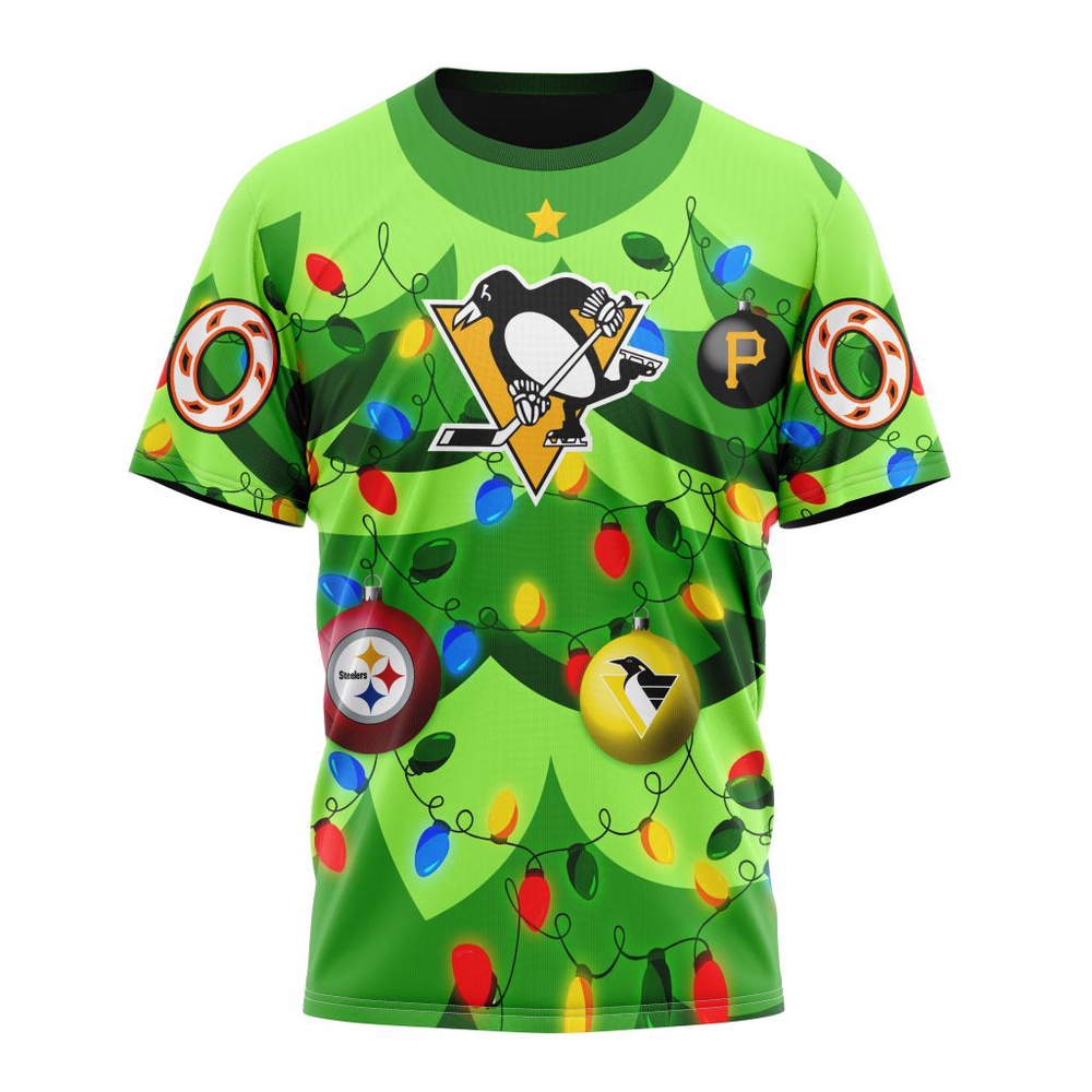 NHL Pittsburgh Penguins Specialized Christmass Tree Color And City's Sport Teams Hoodie, T Shirt, NHL 3D Game Day Tee NHL Pittsburgh Penguins Specialized Christmass Tree Color And City's Sport Teams Hoodie, T Shirt, NHL 3D Game Day Tee