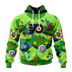 NHL Philadelphia Flyers Specialized Christmass Tree Color And City's Sport Teams Hoodie, T Shirt, NHL 3D Game Day Tee Nhl Philadelphia Flyers Specialized Christmass Tree Color And City S Sport Teams Hoodie T Shirt 1