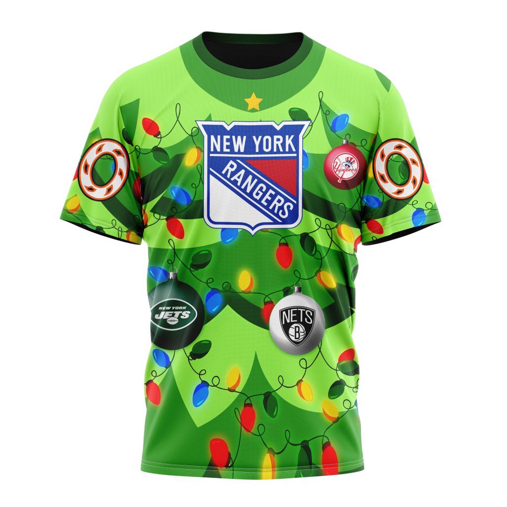 NHL New York Rangers Specialized Christmass Tree Color And City's Sport Teams Hoodie, T Shirt, NHL 3D Game Day Tee NHL New York Rangers Specialized Christmass Tree Color And City's Sport Teams Hoodie, T Shirt, NHL 3D Game Day Tee