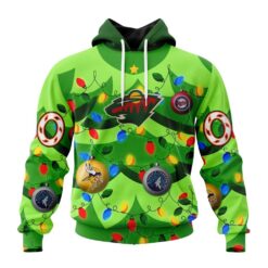 NHL Minnesota Wild Specialized Christmass Tree Color And City's Sport Teams Hoodie, T Shirt, NHL 3D Game Day Tee Nhl Minnesota Wild Specialized Christmass Tree Color And City S Sport Teams Hoodie T Shirt 1