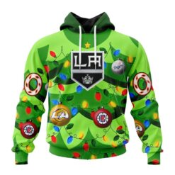 NHL Los Angeles Kings Specialized Christmass Tree Color And City's Sport Teams Hoodie, T Shirt, NHL 3D Game Day Tee Nhl Los Angeles Kings Specialized Christmass Tree Color And City S Sport Teams Hoodie T Shirt 1