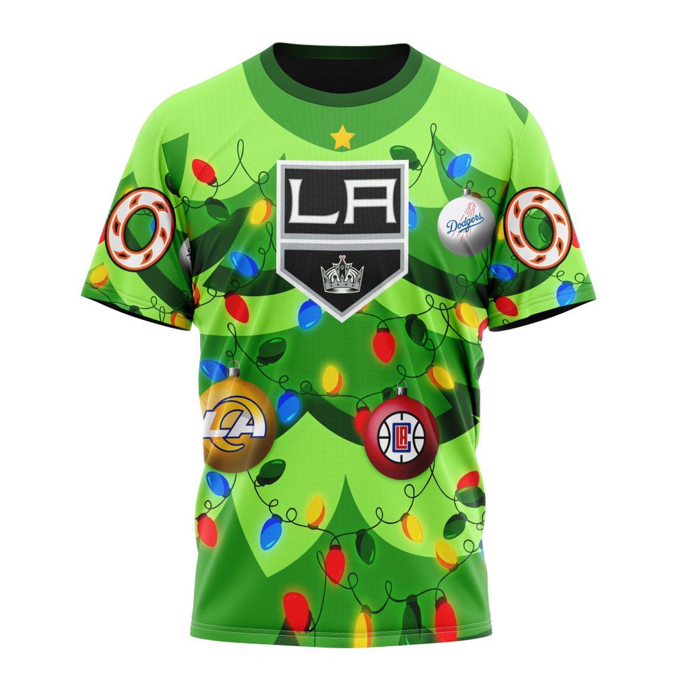 NHL Los Angeles Kings Specialized Christmass Tree Color And City's Sport Teams Hoodie, T Shirt, NHL 3D Game Day Tee NHL Los Angeles Kings Specialized Christmass Tree Color And City's Sport Teams Hoodie, T Shirt, NHL 3D Game Day Tee