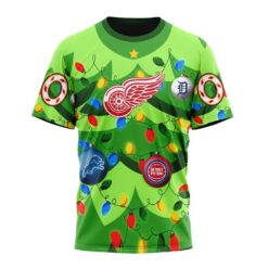 NHL Detroit Red Wings Specialized Christmass Tree Color And City's Sport Teams Hoodie, T Shirt, NHL 3D Game Day Tee Nhl Detroit Red Wings Specialized Christmass Tree Color And City S Sport Teams Hoodie T Shirt 4