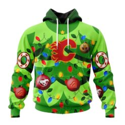NHL Calgary Flames Specialized Christmass Tree Color And City's Sport Teams Hoodie, T Shirt, NHL 3D Game Day Tee Nhl Calgary Flames Specialized Christmass Tree Color And City S Sport Teams Hoodie T Shirt 1