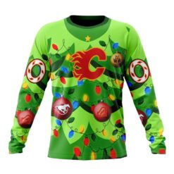 NHL Calgary Flames Specialized Christmass Tree Color And City's Sport Teams Hoodie, T Shirt, NHL 3D Game Day Tee Nhl Calgary Flames Specialized Christmass Tree Color And City S Sport Teams Hoodie T Shirt 3