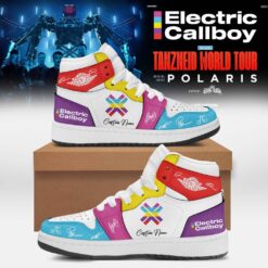 Electric Callboy Tanzneid World Tour 2026 Limited Edition Signature Air Jordan 1 Hightop Shoes, Music Fan AJ1 Sneakers Electric Callboy Tanzneid World Tour 2026 Limited Edition Signature Air Jordan 1 Hightop Shoes