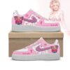 Dolly Parton Love Is Like a Butterfly Custom Air Force 1 Shoes, Pink Glitter Country Music Sneakers, Music Artist AF1 Shoes Dolly Parton Love IS Like A Butterfly Custom Air Force 1 Shoes Pink Glitter Country Music Sneakers