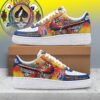 Grateful Dead What a Long Strange Trip Custom Air Force 1 Shoes, Steal Your Face Skeleton Sneakers, Music Artist AF1 Shoes Grateful Dead What A Long Strange Trip Custom Air Force 1 Shoes Steal Your Face Skeleton Sneakers
