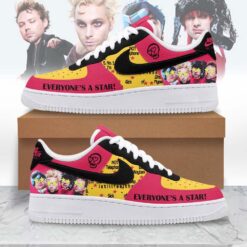 5 Seconds of Summer 5SOS Everyone's A Star Pop Rock Band GraphicCustom Air Force 1 Shoes Sneakers, Music Artist AF1 Shoes 5 Seconds OF Summer 5sos Everyone S A Star Pop Rock Band Graphiccustom Air Force 1 Shoes Sneakers