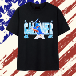 Gavin Gallaher #5 University Of North Carolina Tar Heels NCAA College Baseball Player T Shirt, Stylish 2D Graphic Shirt Gavin Gallaher 5 University OF North Carolina Tar Heels Ncaa College Baseball Player T Shirt