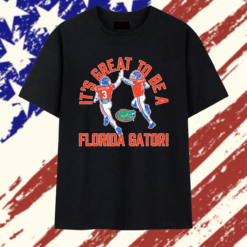 Vernell Brown III and Bailey Stockton High Five Florida Gators It’s Great to Be a FG T Shirt, Stylish 2D Graphic Shirt Vernell Brown Iii And Bailey Stockton High Five Florida Gators IT S Great TO BE A FG T Shirt