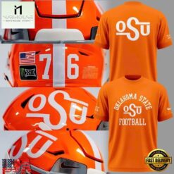 1976 Oklahoma State Cowboys Football Throwback T Shirt, Hot 3D Shirt Trend 1976 Oklahoma State Cowboys Football Throwback T Shirt