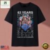 63 Years Of Doctor Who 1963 2026 Signatures Thank You For The Memories T Shirt, Music Fan 2D Shirt 63 Years OF Doctor Who 1963 2026 Signatures Thank You For The Memories T Shirt