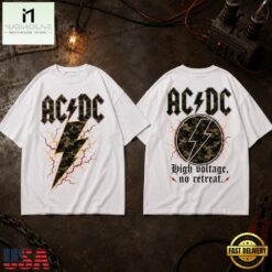 ACDC Camo High Voltage Rock 3D Shirt, Popular 3D Music Tee Acdc Camo High Voltage Rock 3D Shirt