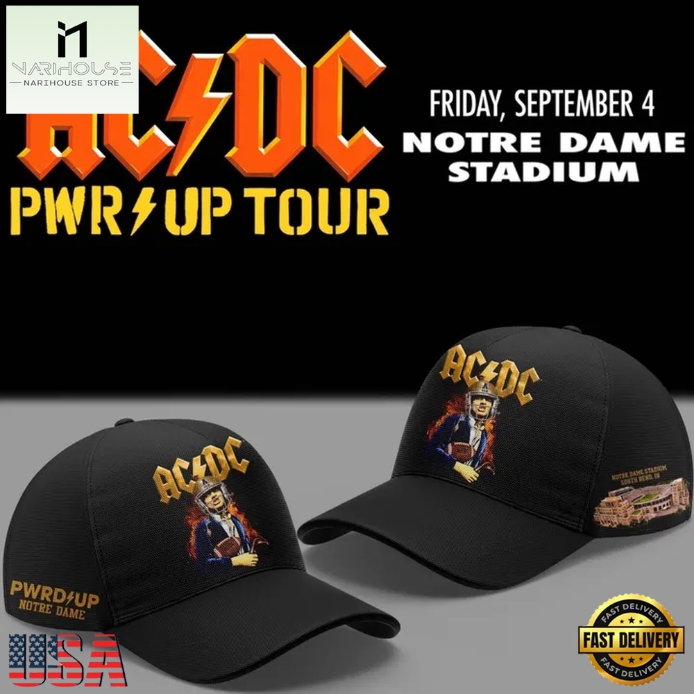 ACDC Exclusive South Bend Event Power Up Tour 2026 Cap ACDC Exclusive South Bend Event Power Up Tour 2026 Cap