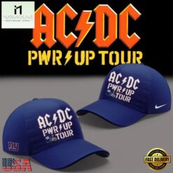 ACDC x New York Giants Event Shirt POWER UP TOUR 2026 Limited Edition Cap