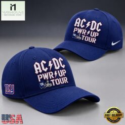 ACDC x New York Giants POWER UP TOUR 2026 Baseball Cap