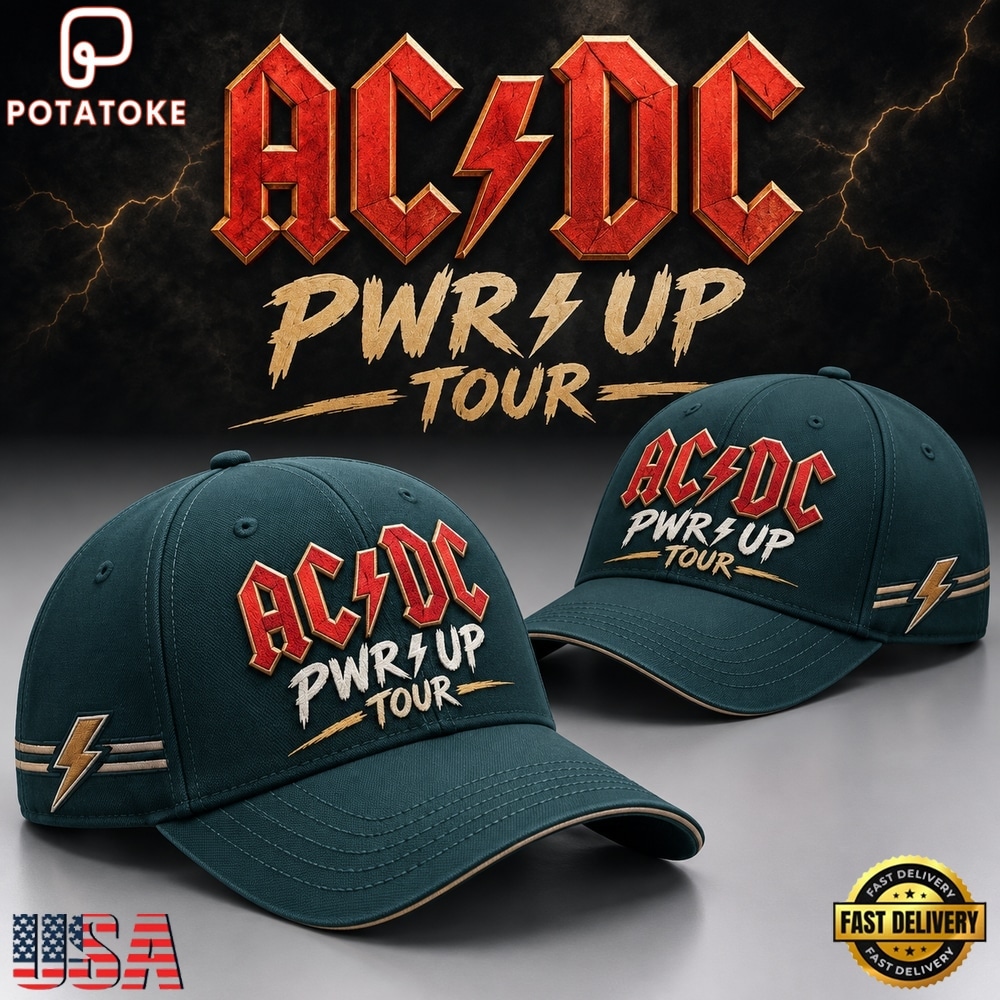ACDC x Philadelphia Eagles POWER UP TOUR 2026 Cap ACDC x Philadelphia Eagles POWER UP TOUR 2026 Cap