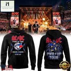 ACDC x Toronto Blue Jays Power Up Tour 2026 Rogers Stadium Toronto Hoodie, Popular 3D Music Tee Acdc X Toronto Blue Jays Power UP Tour 2026 Rogers Stadium Toronto Hoodie