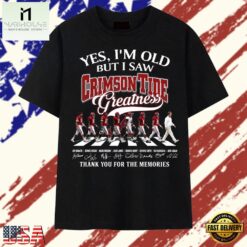 Alabama Crimson Tide Greatness Abbey Road Signatures Football 2026 T Shirt, Stylish 2D Graphic Shirt Alabama Crimson Tide Greatness Abbey Road Signatures Football 2026 T Shirt