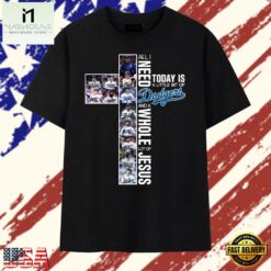 All I Need Is A Little Bit Of Dodgers And A Whole Lot Of Jesus Faith Graphic T Shirt, Stylish 2D Graphic Shirt All I Need IS A Little Bit OF Dodgers And A Whole Lot OF Jesus Faith Graphic T Shirt