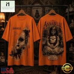 Annabelle Cursed Doll Halloween 3D Shirt, Popular 3D Music Tee Annabelle Cursed Doll Halloween 3D Shirt