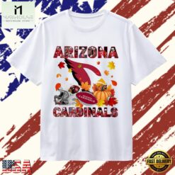 Arizona Cardinals Football Autumn Fall Pumpkin Graphic T Shirt, Stylish 2D Graphic Shirt Arizona Cardinals Football Autumn Fall Pumpkin Graphic T Shirt