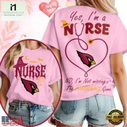 Arizona Cardinals NFL Night Shift Never Misses Game Day Halloween Nurse Unisex 3D Shirt, NFL Sporty Shirt Arizona Cardinals Nfl Night Shift Never Misses Game Day Halloween Nurse Unisex 3D Shirt