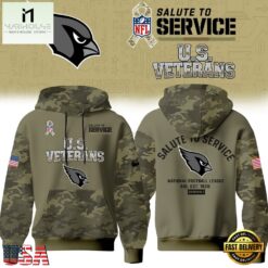 Arizona Cardinals NFL US Veterans Salute To Service 2026 Hoodie Shirt, NFL Sporty Shirt Arizona Cardinals Nfl US Veterans Salute TO Service 2026 Hoodie Shirt