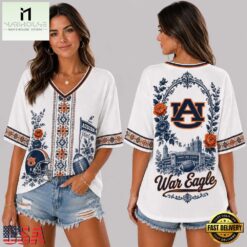 Auburn Tigers NCAA Collegiate Pride Collection V Neck T Shirt, NCAA College V Neck Tee Auburn Tigers Ncaa Collegiate Pride Collection V Neck T Shirt