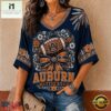 Auburn Tigers NCAA Vintage Floral Bow V Neck T Shirt, NCAA College V Neck Tee 2 Auburn Tigers NCAA Vintage Floral Bow V Neck T Shirt, NCAA College V Neck Tee Auburn Tigers Ncaa Vintage Floral Bow V Neck T Shirt