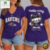 Baltimore Ravens NFL Hello Kitty Football V Neck T Shirt, Trendy NFL V Neck Tee 3 Baltimore Ravens NFL Hello Kitty Football V Neck T Shirt, Trendy NFL V Neck Tee Baltimore Ravens Nfl Hello Kitty Football V Neck T Shirt