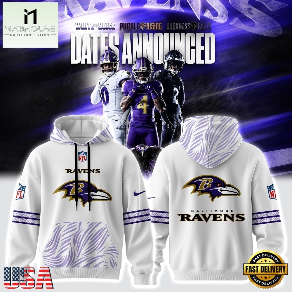 Baltimore Ravens Rivalries 2026 Limited Edition White Hoodie Shirt, Hot 3D Shirt Trend Baltimore Ravens Rivalries 2026 Limited Edition White Hoodie Shirt, Hot 3D Shirt Trend